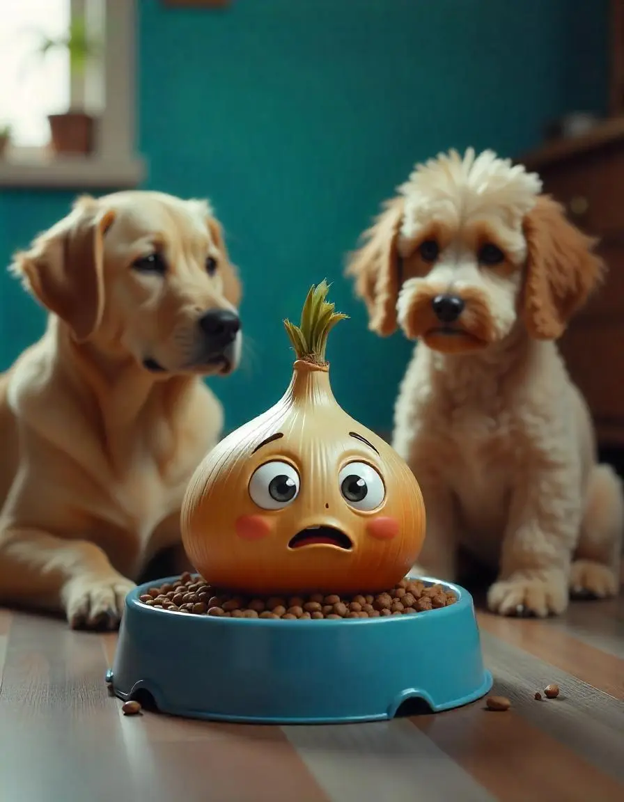 Los perros no deben de comer cebolla, es un veneno